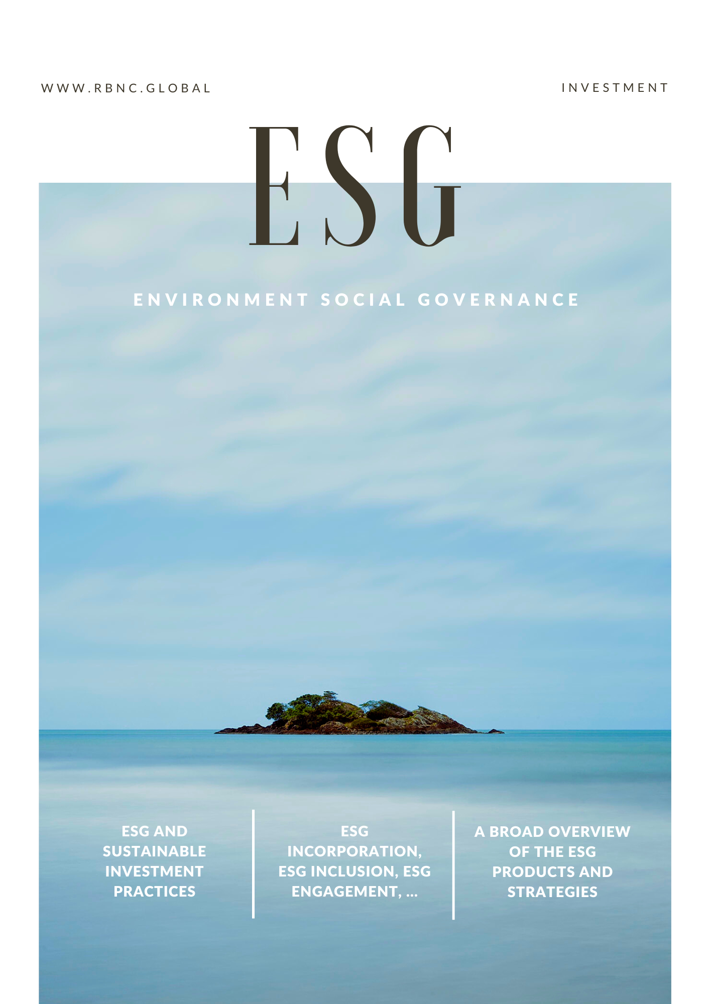 ESG Investment - Environment, Social And Governance