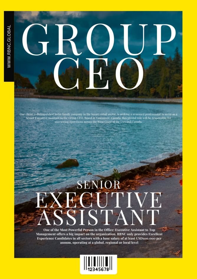 Jobs: Senior Executive Assistant to Group CEO