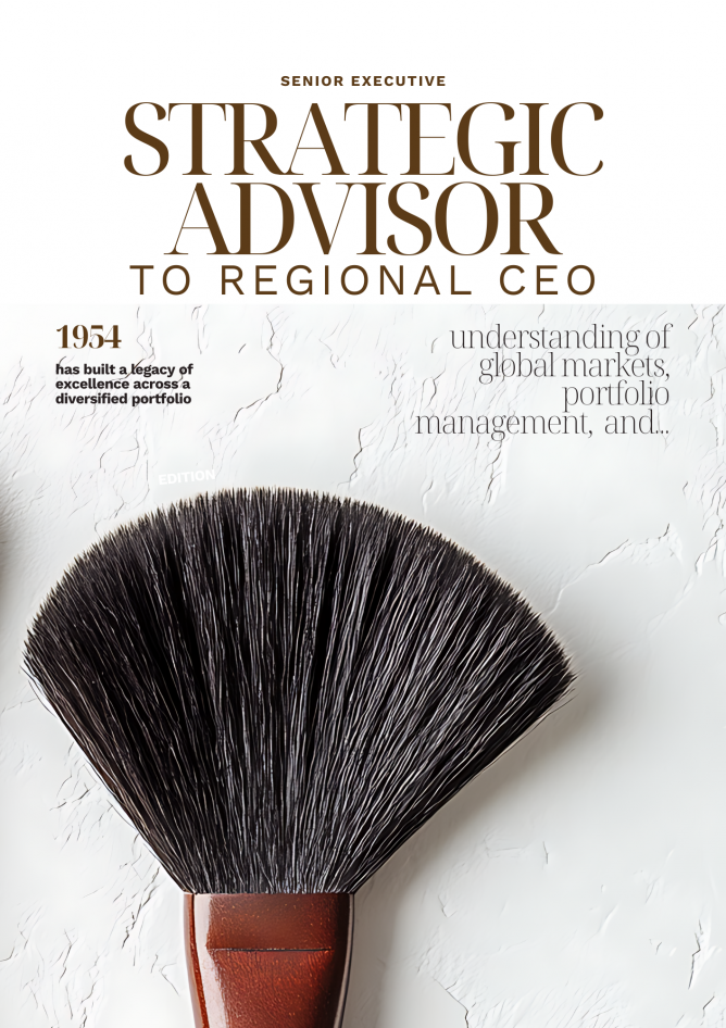 Jobs: Senior Executive Strategic Advisor to the Regional CEO