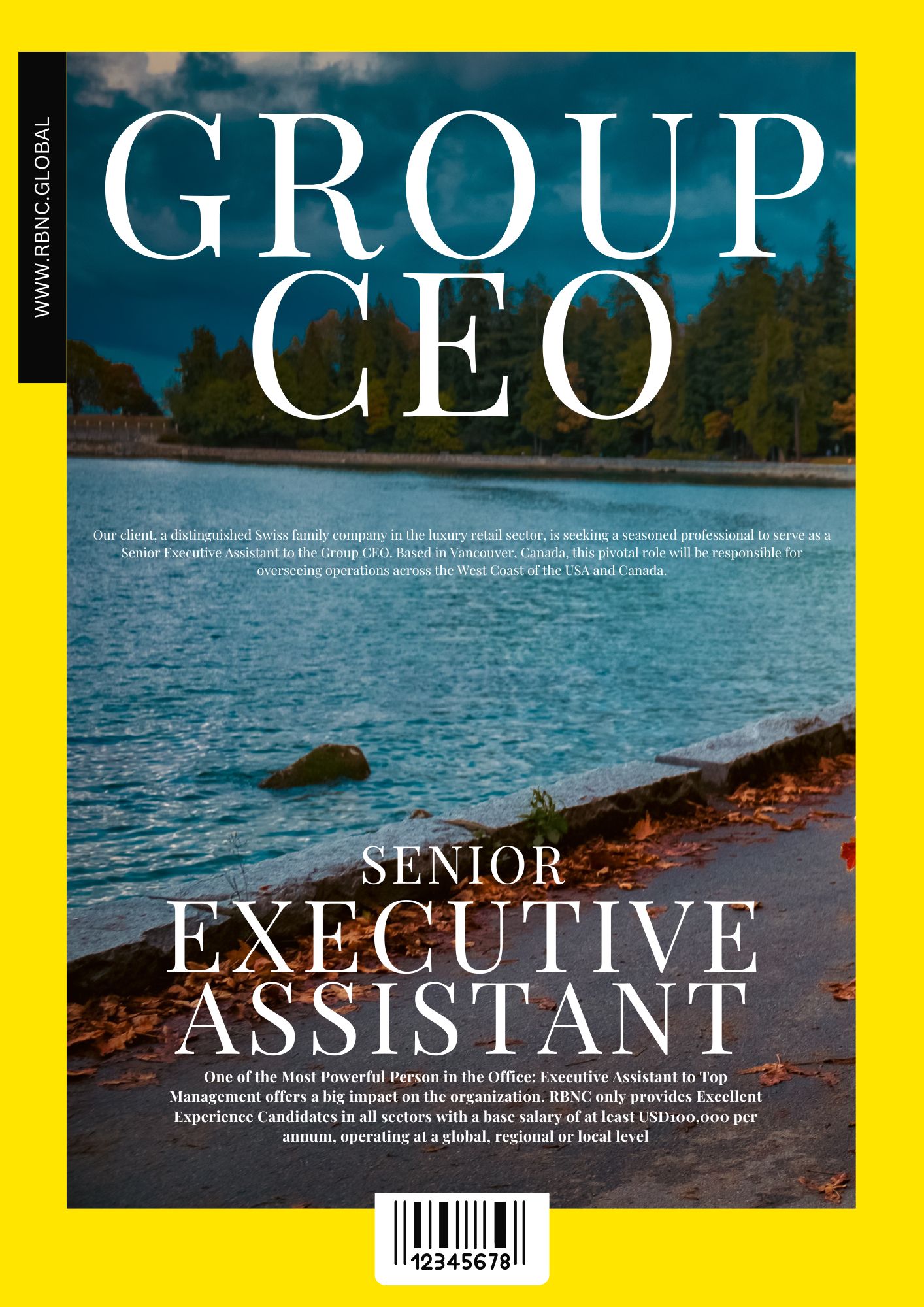 Senior Executive Assistant to Group CEO