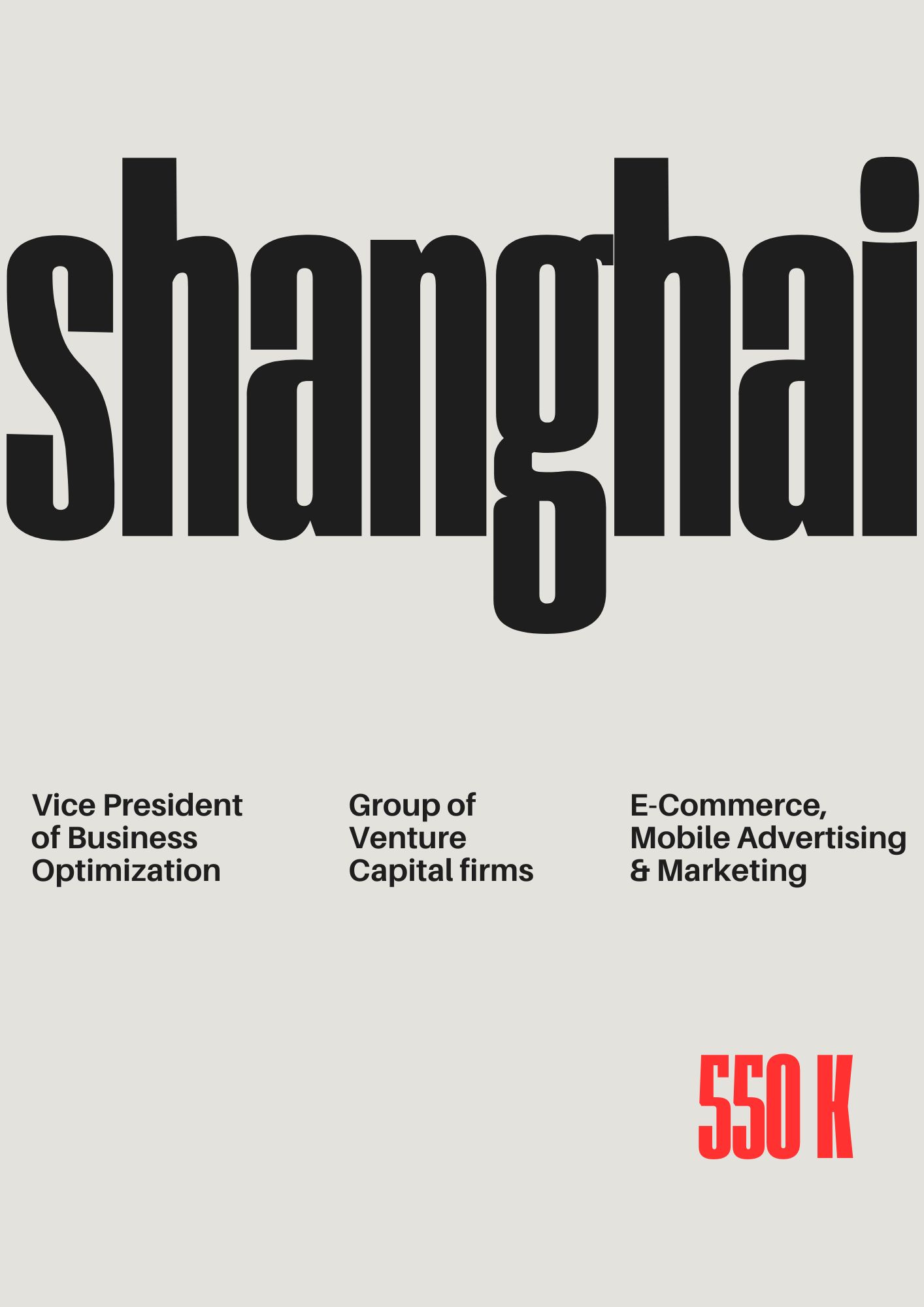 Vice President of Business Optimization